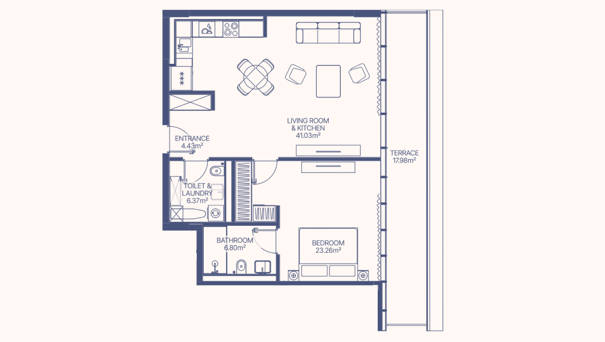 1-Bedroom Apartment