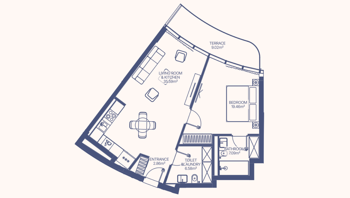 1-Bedroom Apartment