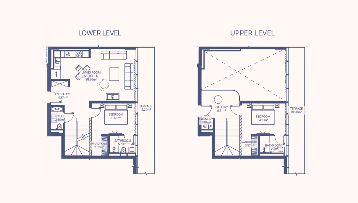2-Bedroom Duplex